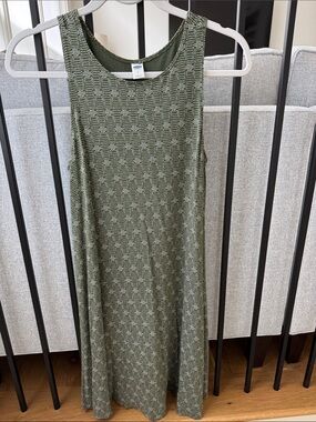Old Navy Olive Green Sleeveless Dress